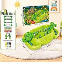 Plant-Themed Pinball Machine: Double Player Battle Game for Educational Parent-Child Interaction - Children's Toy & Enrollment Gift