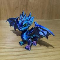 3d Printed Dragon,Fidget Dragons Toy Figurines, Animal Joint Activity Models Desktop Ornaments Simulation Model Figurines Gifts 7CM