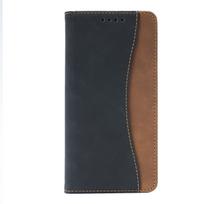 ZTE Nubia S2e Phone Case: Skin-Feel, Dual-Tone, Strong Magnetic, Card Slot Holder, Flip Leather Design ZTE Nubia S2e/A507ZT/S2R/S2 Lite juoda