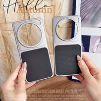 VIVO X200 Pro Soft Leather Anti-fall Lens Case - Solid Color X200Pro