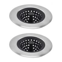 Easy to Clean Kitchen Sink Filter Removable Silicones Edges Kitchen & Bathroom Drain Hole Filters for Quick Maintenance 1