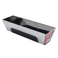 Drywall Mud Pan 12 Inch Stainless Steel Non Slip Electroquenching Rain Proof Drywall Tool Tray Bucket