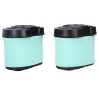 2Pcs Lawn Mower Air Filter Tune Up Assembly Set Oily NonWoven Fabrics Industrial Control Parts žalsvai mėlyna