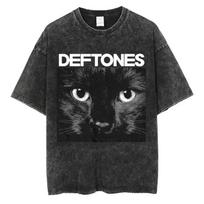 Washed Deftones White Pony Themed TShirt (Skeletal Animal Art  RedBlack Contrast  AlbumInspired Dark Design  Alternative S