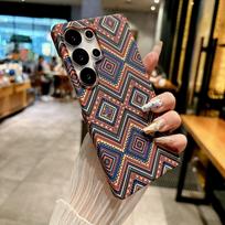 Kevlar Texture Magnetic Case for Samsung S26 Ultra/S25/S24: Skin-Feel, Semi-Wrapped, PC Hard Case. Samsung S25 Plus