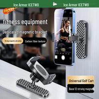 Cold Armor C20FT Dual-Magnetic Phone Holder for Gym, Golf Cart, & Sports Clips C20FT Single Stand Base - 17mm Universal Ball Head