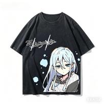 Project Sekai Washed Tshirt personality Clothes NewModel Anime Tshirt Year round clothing Plus Size Unisex Couples Classic S