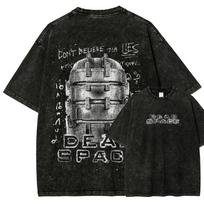 Dead Space NewModel Washed T shirt Anime Lover personality Clothes Oversized Year round clothing Unisex hot product Breathable M