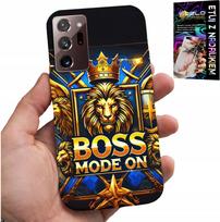 Etui Do Samsung Note 20 Ultra - Boss Lew Z Koroną Na Tarczy Case + Folia