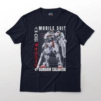 Witch From Mercury X-EX01 Gundam Calibarn Anime Grid Graphic Art Cotton T-T-Shirt L