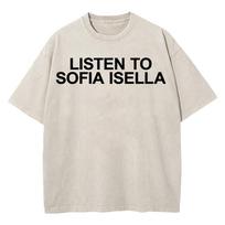 Cotton Vintage Washed Sofia Isella Im Camera Dogs Dinner T Shirt MenWomen Bunny The Glow Oversize Acid Wash Tees Shirts S