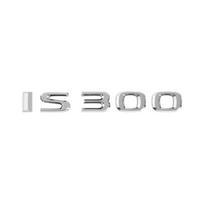 Lexus IS200 IS300 IS250 IS350 Altezza Chrome Black Metal Auto Body Rear Trunk Emblem Badge Sticker 1Pcs
