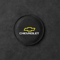 for Chevrolet Trax Malibu SS Z71 Equinox Impala Camaro Orlando Epica Onix Car Coaster Water Cup Bottle Holder Anti-slip Pad Mat 2pcs