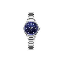 CITIZEN multi-station radio wave Shubo titanium case strap fashionable business waterproof ladies watch light energy Quartz titanium metal EC1160-62L mėlyna