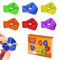Fidget Cube with Texture Sensory Flip, Stress Relief Toy, Silent Desk Toy for Anxiety, Adults and Kids