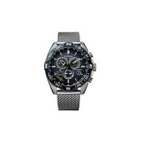CITIZEN PROMASTER Series Eco-Drive Multi-station Radio Blue Angel Optical Quartz Steel Strap Men's Watch Black Dial CB5848-57L juoda