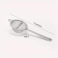 New Stainless Steel Matcha Sifter Easy to Clean Rust-Proof Tea Strainer Small Very Fine Mesh Fine Mesh Strainer for Kitchen