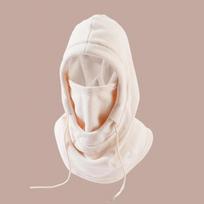 Winter Windproof Cycling Hood Mask Full Face Cover Ski Neck Warmer Balaclava Thermal Outdoor Sports Hooded Scarf for Men and Women One Size smėlis