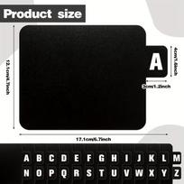 **26pcs A-Z Alphabet File Storage Separator  CD/DVD/Vinyl Record Organizer Dividers For Music Albums, Office, Home, Space-Saving