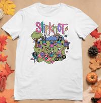 Vintage Slipknot Band Men T-Shirt Mens Womens Tees Top White Short Sleeve All Sizes S to 234XL JJ885 3XL