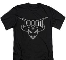 Doom T-Shirt Mens Womens Tees Top Band Merch, Music Band Indie Rock Punk  Gothic Unisex tee S