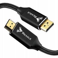 Reagle Kabel Display Port Do Hdmi Dp Pro Displayport 4K 2K Hdr Przewód 1,8M