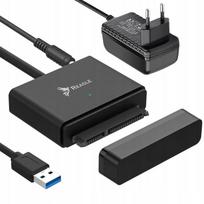 Adapter Na Dysk Usb 3.1 Reagle Sata 3,5  2,5  Hdd Ssd Do 12Tb Zasilacz 24W