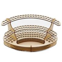 Wooden Paint Brush Holder Minimalism Pen Pencil Holding Rack Paint Brush Organizer  Colored Pencils wooden