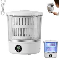 Portable Rechargeable Mini Washing Machine for Underwear Small Laundry Waterproof Non-Slip Compact Design Suitable for Travel RV Apartment Use One Size