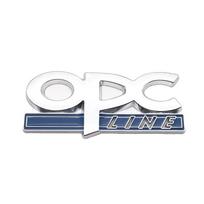 1pcs OPC Line Emblem Front Grille Badge Tail Stickers Logo For Opel Astra j g Insignia Corsa d Vectra c Zafira a Auto Gadgets