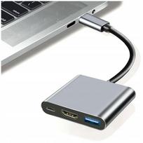 Rozdzielacz Adapter Hub Hdmi Type-C Do Macbook Air Pro 13 14 15 16 M1 M2 M3
