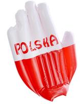 Rękawica Kibica Dmuchana Polska Mecz Euro 47X40 Cm