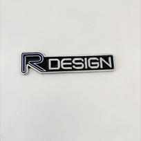 3D Metal Rdesign R Design Front Grill Car Badge Sticker Emblem Decal Decoration For VOLVO XC40 XC60 XC90 V90 S90 S60 V60 V40 C70