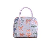 Insulated Lunch Bag Portable Handheld Bento Box Carrier Thermal Food Storage Tote for Students and Office Use one size