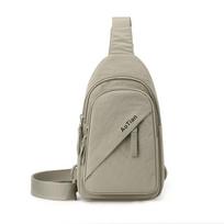 Outdoor Chest Bag Men's Lightweight Wear-resistant Crossbody Bag chaki