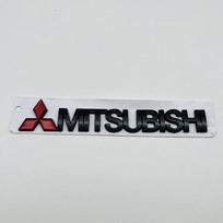 15.2x2cm 3D Metal Stickers Car Fender Trunk Badge Decals for Mitsubishi Lancer 9 ASX L200 Colt Outlander Pajero Eclipse EVO juoda