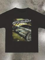 Need for Speed Most Wanted Men's Retro Game T-Shirt Iconic Black Car and Logo Print, Regular Fit Casual Short Sleeve S įvairiaspalvis