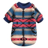 Pet Clothes Eye-catching Super Soft Polyester Puppy Irregular Pattern Print Sweater Pet Supplies for Spring M įvairiaspalvis