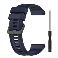 New Replacement Silicone Strap Smart Accessories Watchband Watch Soft Bracelet for Garmin Forerunner 965 955 945 935 tamsiai mėlyna spalva