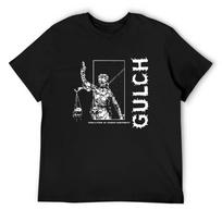 Gulch T-Shirt summer top clothes Aesthetic clothing baggy shirts clothing for men S juoda