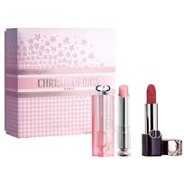 DIOR Lipstick Two-piece set: Blue Gold Lipstick 720 + Glamor Lip Balm 001 mėlyna