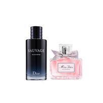 DIOR Perfume Combo EDP Miss perfume for women EDP 100ml + Wilderness men's perfume EDP 60ml balta