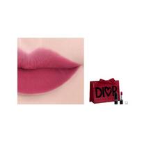 DIOR Intense Blue Gold Lipstick Pink Black Modern Limited Gift Box Soft Mist Matte Silky Easy to Color Lasting Color #784 Rose Red Velvet 3.5g juoda
