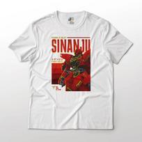 MSN-06S Sinanju Mobile Suit Gundam Unicorn Anime Graphic Art Cotton T-T-Shirt 4XL