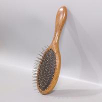 Oval Cushion Hair Brush Lightweight Detangling Scalp Massager with Soft Flexible Bristles Suitable for All Hair Types and Daily Use One Size