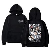 Michael Jackson Popo Karaliaus Hoodies Vyrams Moterims Mada Gotikinis Rokas Per dydžio Palaidinė Vyriški Vintažiniai Gatvės Drabužiai Gerbėjų Dovana S
