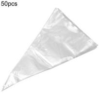 50Pcs/Set Piping Bag Disposable Efficient Grip Thickened Cake Frosting Decorate Bag for Cream Icing skaidri