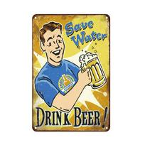 INEED Vintage Beer Metalinių ženklų plakatas Sienų dekoras Skardos ženklas Dekoratyvinė lėkštė Geležies Plokštės Klubo Baras Namai Vyras Urvas Retro dekoras 20x30cm