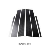 Anglies pluošto automobilio lango centras B-stulpų lipdukai, skirti Mercedes Benz W204 W205 W206 W212 W213 W222 CES klasės GLA GLC D