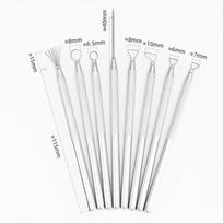 8 vnt. rinkinys tekstūros keramikos molio įrankiai  pasidaryk pats . 8pcs Set